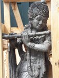 Krishna beeld beton 115 cm