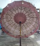 Ibiza parasol  pink/full gold- 185 cm