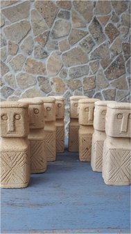 Stone man zand kruis 15cm