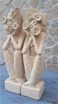 Love couple sandstone 21cm