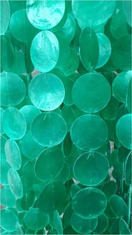 Schelpenlamp Capiz groen