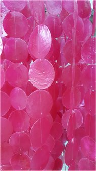 Schelpenlamp Capiz roze