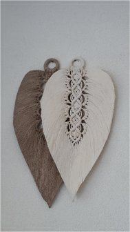 A. Veer macramé light brown
