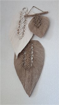 A. Veer macramé light brown