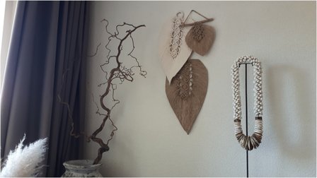 A. Veer macramé light brown