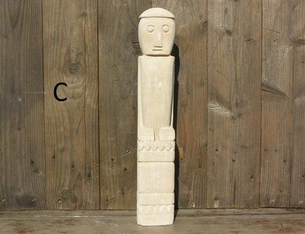 Stone man beeldjes 40 &amp; 41 cm