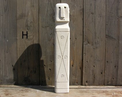Stone man beeldjes 40 &amp; 41 cm