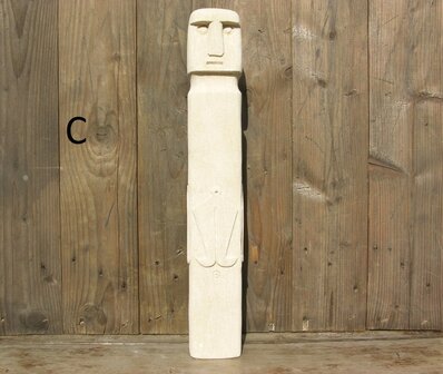 Stone man beeldjes 45 & 45,5 cm