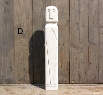 Stone man beeldjes 45 & 45,5 cm