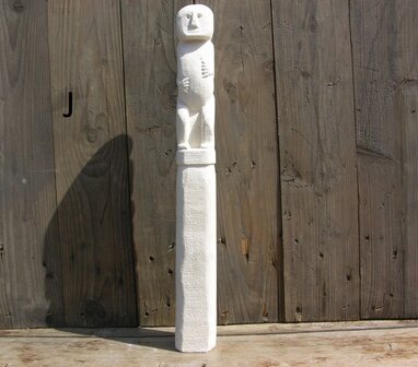 Stone man beeldjes 45 & 45,5 cm