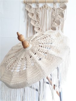 Tafel parasol Macram&eacute; 