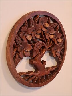 Houtsnijwerk tree of life D