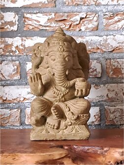 Ganesha small zand/oker