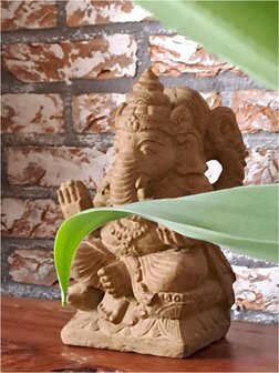 Ganesha small zand/oker