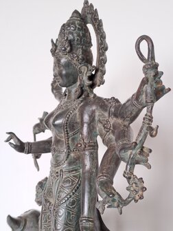 Bronzen beeld Durga