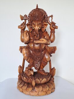 Houten beeld Ganesha