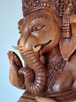 Houten beeld Ganesha