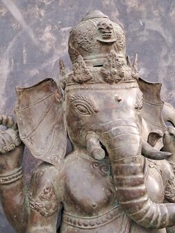 Bronzen beeld Ganesha