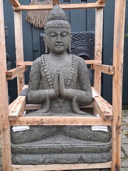 Boeddha Greenstone Praying