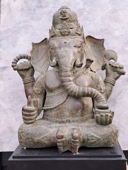 Bronzen beeld Ganesha