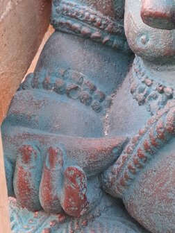Ganesha beeld 40cm Ibiza groen
