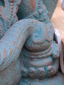 Ganesha beeld 40cm Ibiza groen
