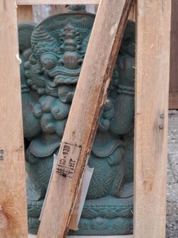 Ganesha beeld 40cm Ibiza groen