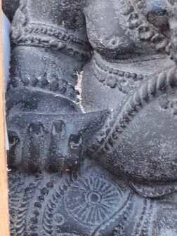 Ganesha beeld 40cm zwart
