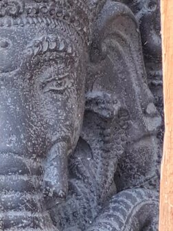 Ganesha beeld 40cm zwart