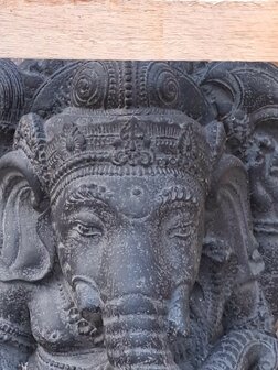 Ganesha beeld 40cm zwart