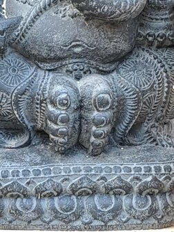 Ganesha beeld 40cm zwart