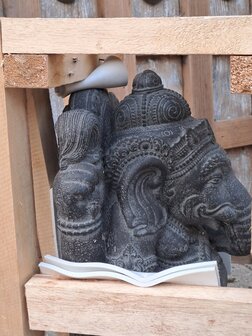 Ganesha beeld 40cm zwart