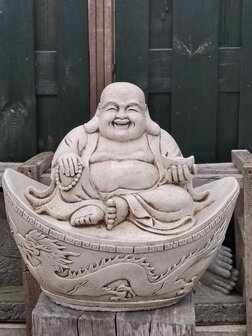 Happy Boeddha white
