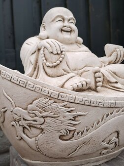 Happy Boeddha white