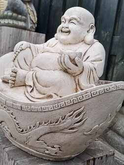 Happy Boeddha white