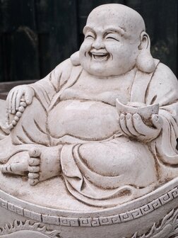 Happy Boeddha white