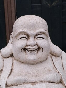 Happy Boeddha white