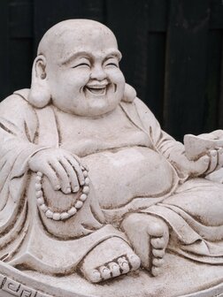 Happy Boeddha white