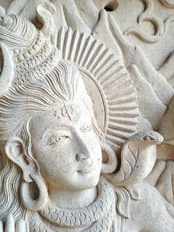 Limestone wandpaneel Shiva 