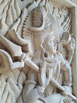 Limestone wandpaneel Shiva 