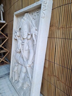 Limestone wandpaneel Shiva 