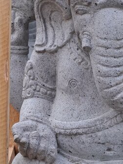 Ganesha 60 cm Lavasteen schild