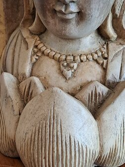 Houtsnijwerk Quan Yin 