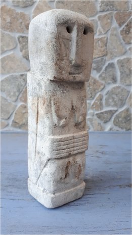 Stone man vrouw 18cm