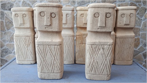 Stone man kruis 18cm