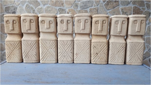 Stone man zand kruis 15cm