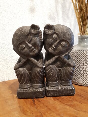 Love couple black 20 cm