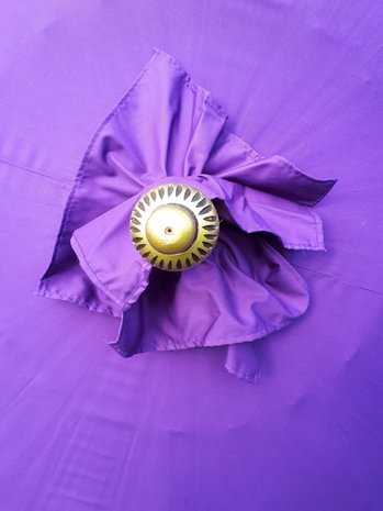 Ibiza/Bali parasol (purple/goud enkel beschilderd)