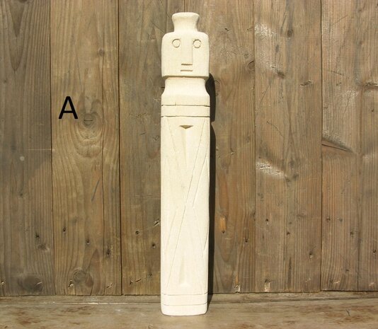 Stone man beeldjes 45 & 45,5 cm