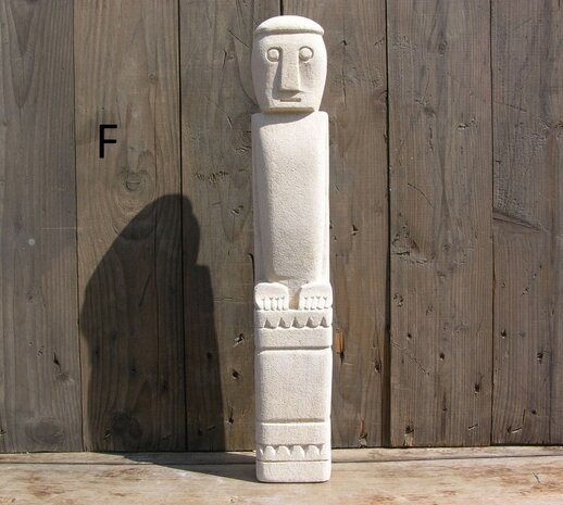 Stone man beeldjes 45 & 45,5 cm